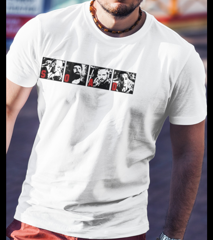 System Of A Down SOAD Band Members Alternative Metal T-Shirt