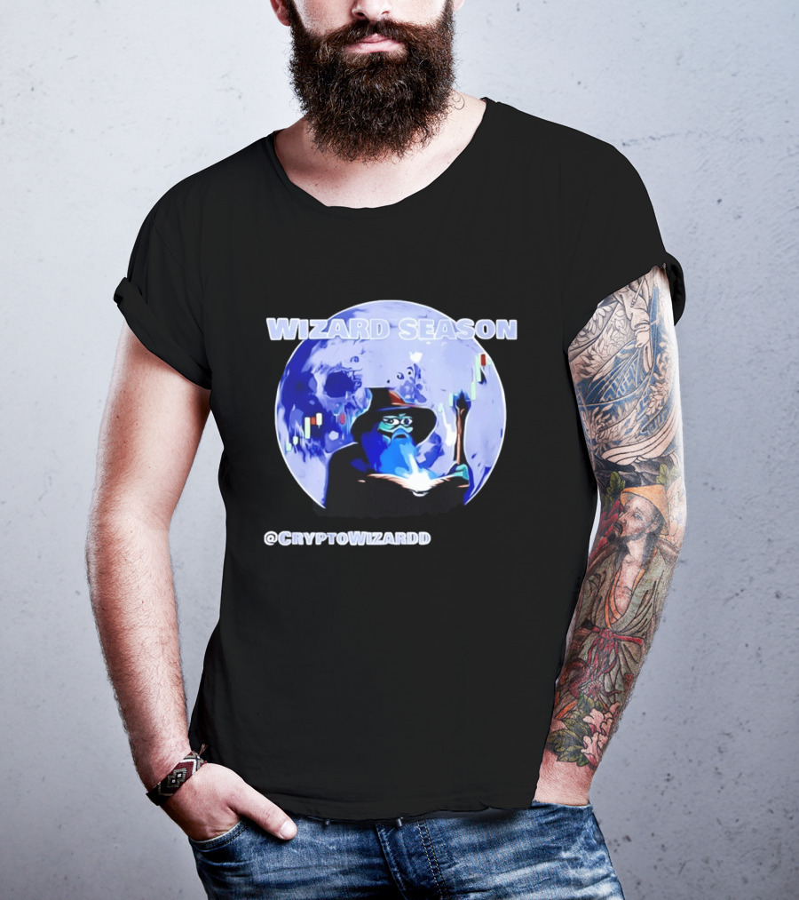 Wizard Season Crypto Trading Bitcoin Wizardry Trend @CryptoWizardd T-Shirt
