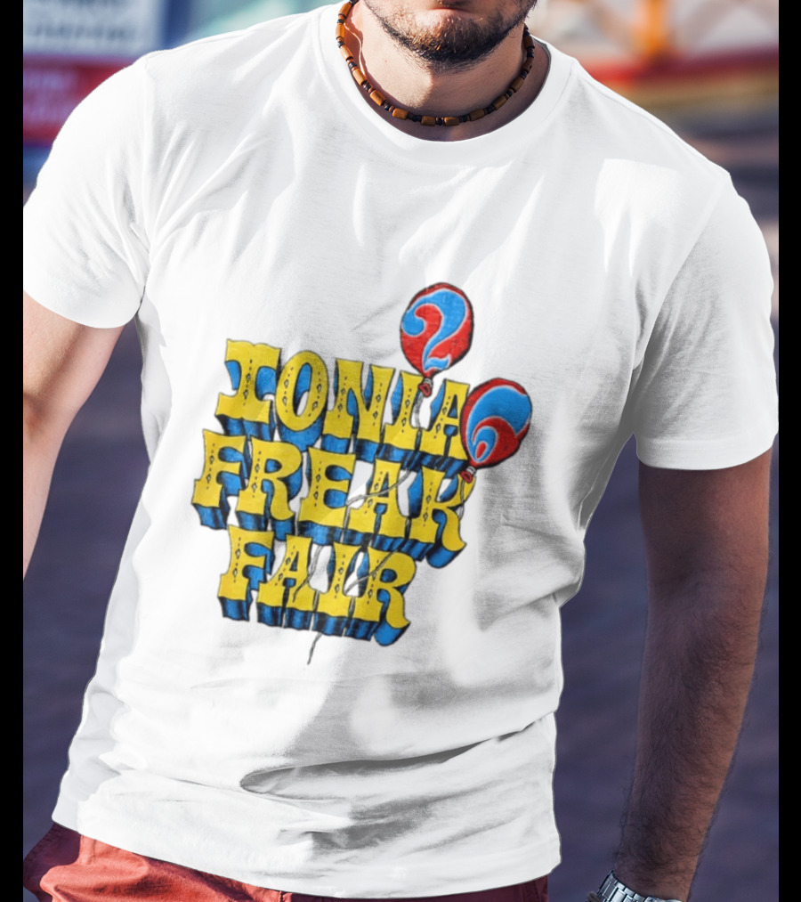 Ionia Freak Fair Colorful Balloon T-Shirt
