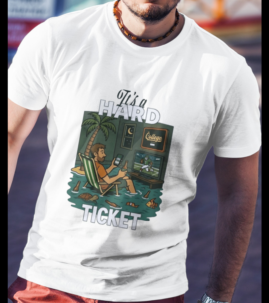 Hard Ticket College Experience SGPN Lifestyle Sports Fan Scene T-Shirt