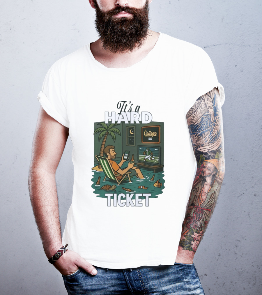 Hard Ticket College Experience SGPN Lifestyle Sports Fan Scene T-Shirt