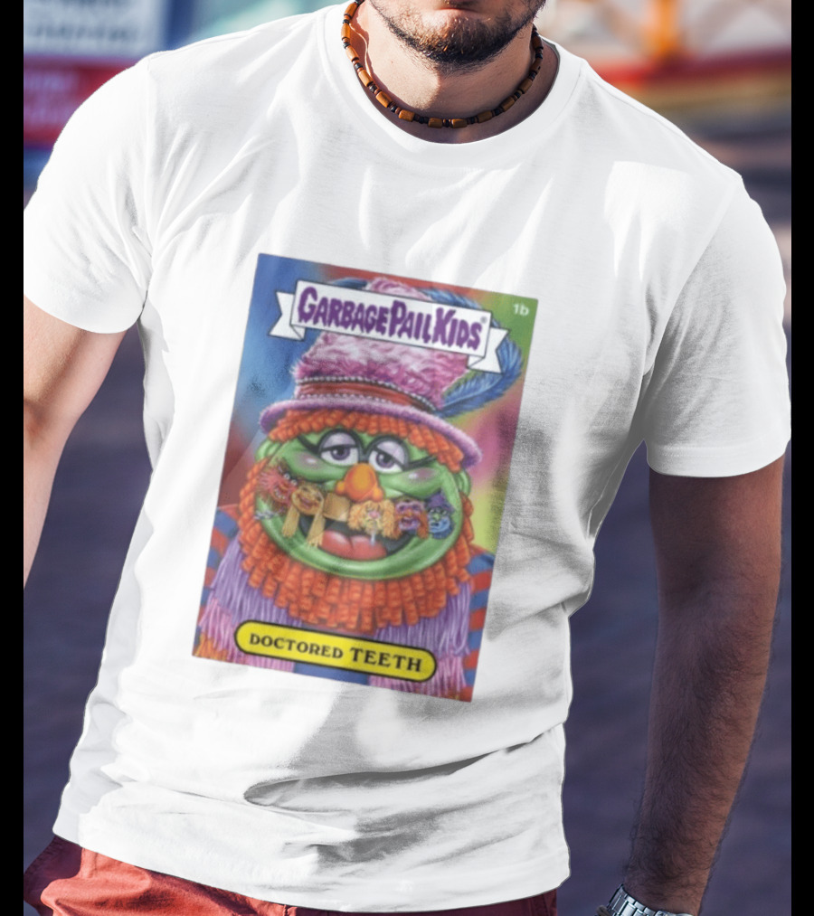 Garbage Pail Kids Doctored Teeth Muppets Mashup T-Shirt
