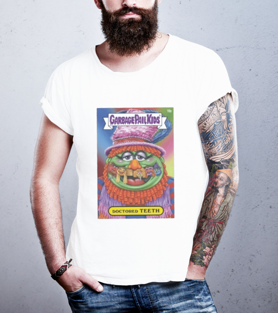 Garbage Pail Kids Doctored Teeth Muppets Mashup T-Shirt