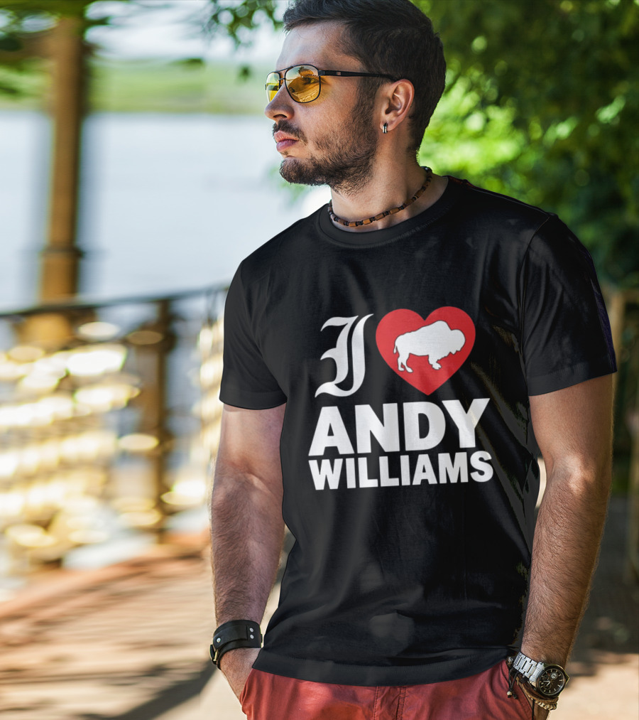 Andy Williams 2026 I Heart Buffalo T-Shirt