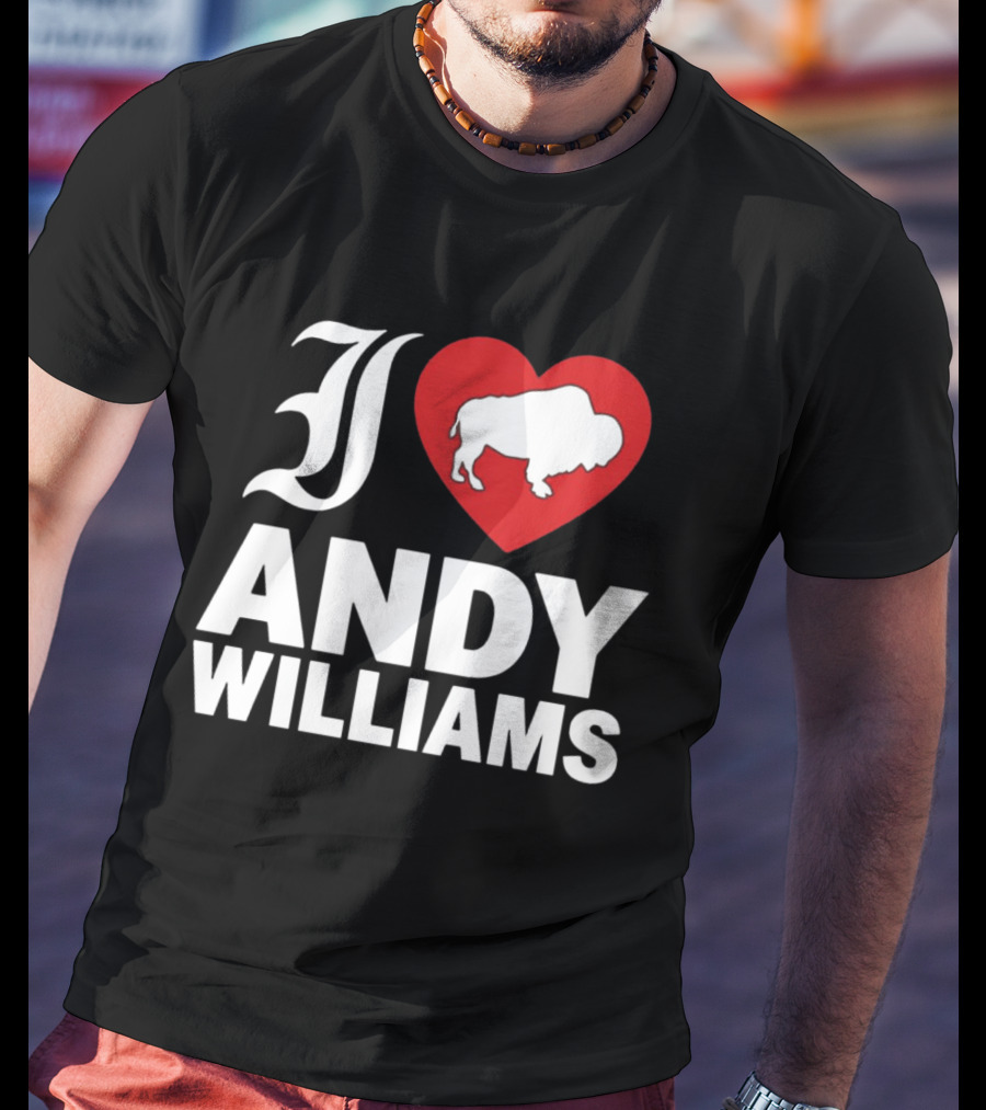 Andy Williams 2026 I Heart Buffalo T-Shirt