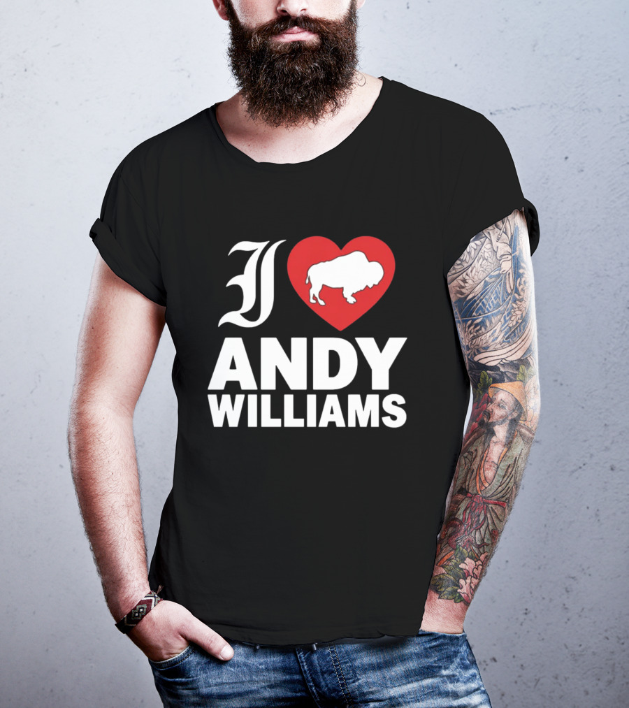Andy Williams 2026 I Heart Buffalo T-Shirt