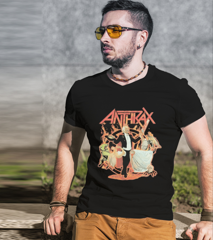 Anthrax North America 2026 Tour Cursum Perficio Fiery Album T-Shirt