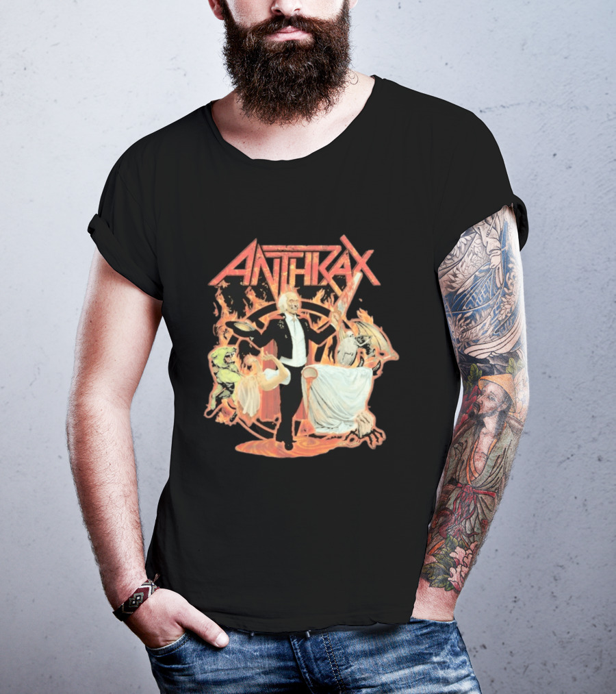 Anthrax North America 2026 Tour Cursum Perficio Fiery Album T-Shirt