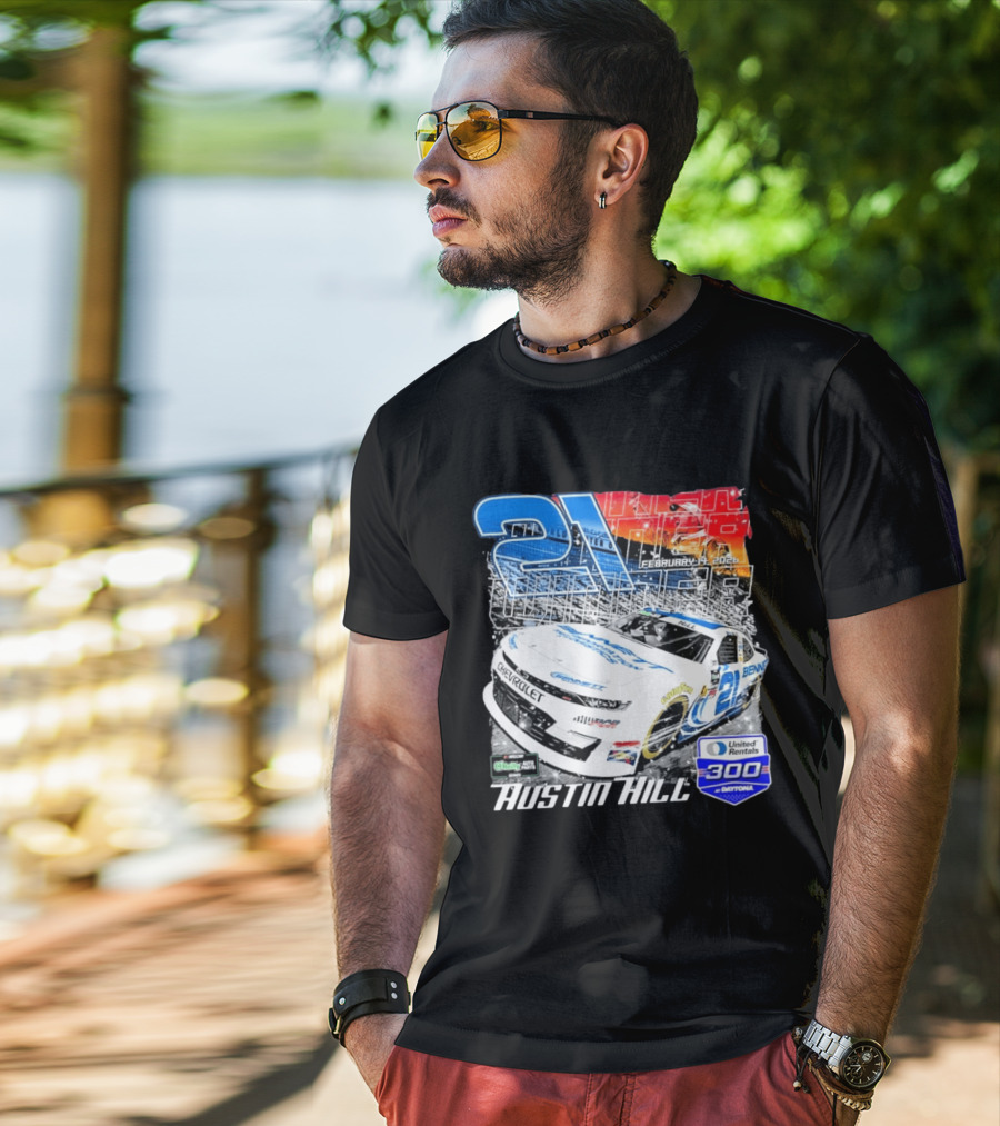 Austin Hill Richard Childress Racing February 2026 United Rentals 300 Daytona Race Winner Chevrolet 21 T-Shirt