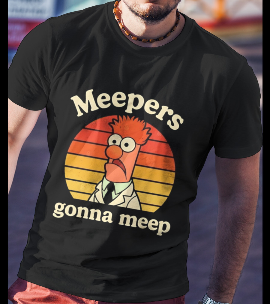 Meepers Gonna Meep Beaker Retro Muppets T-Shirt