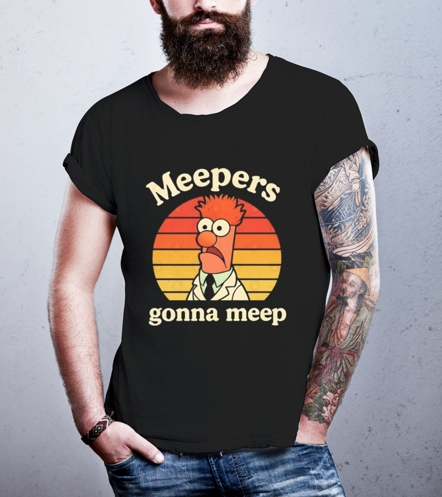 Meepers Gonna Meep Beaker Retro Muppets T-Shirt