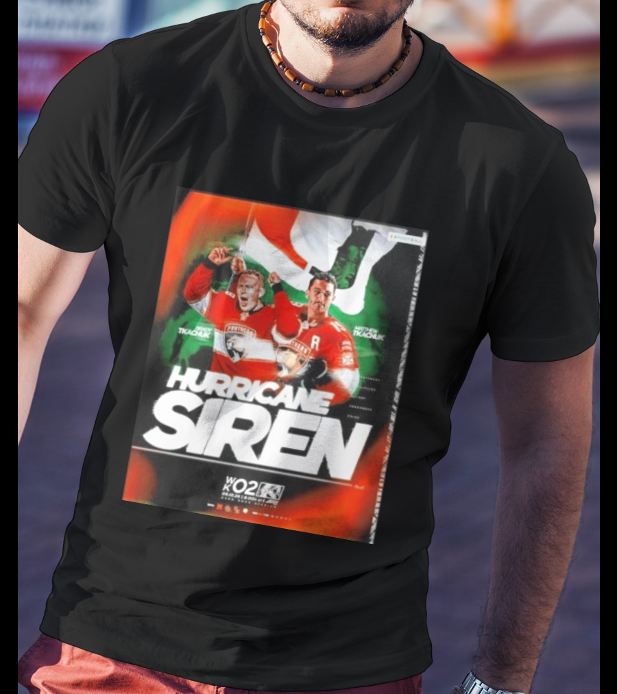 Hurricane Siren Brady And Matthew Tkachuk WK02 Event Panthers Hockey Thursday Night T-Shirt