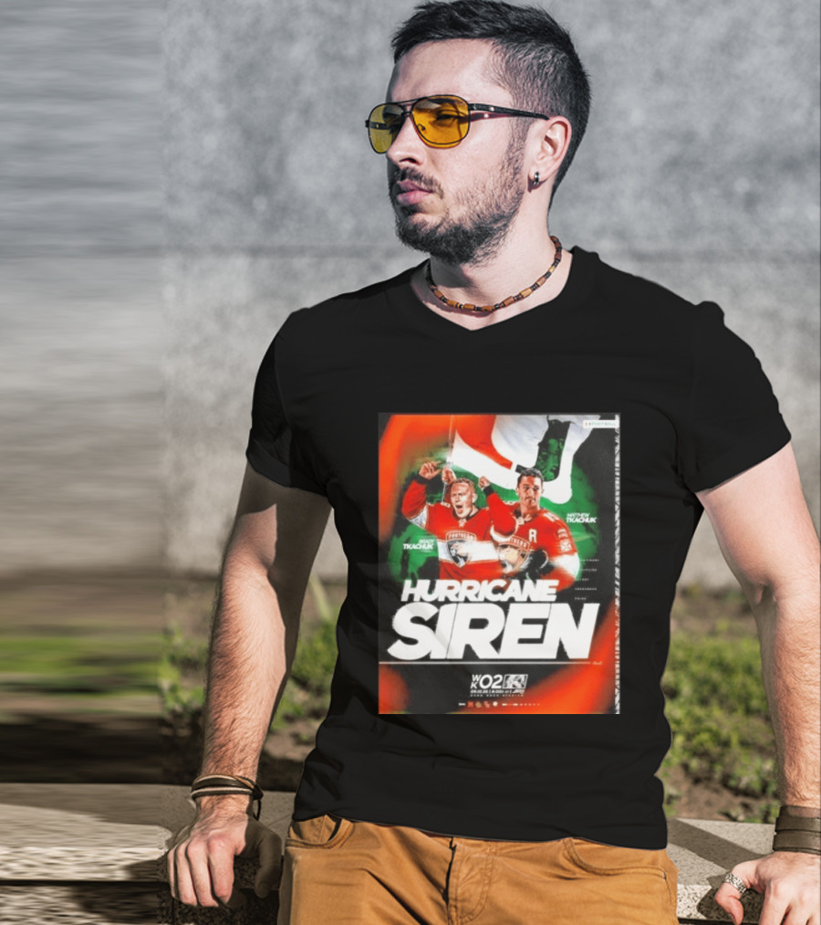 Hurricane Siren Brady And Matthew Tkachuk WK02 Event Panthers Hockey Thursday Night T-Shirt