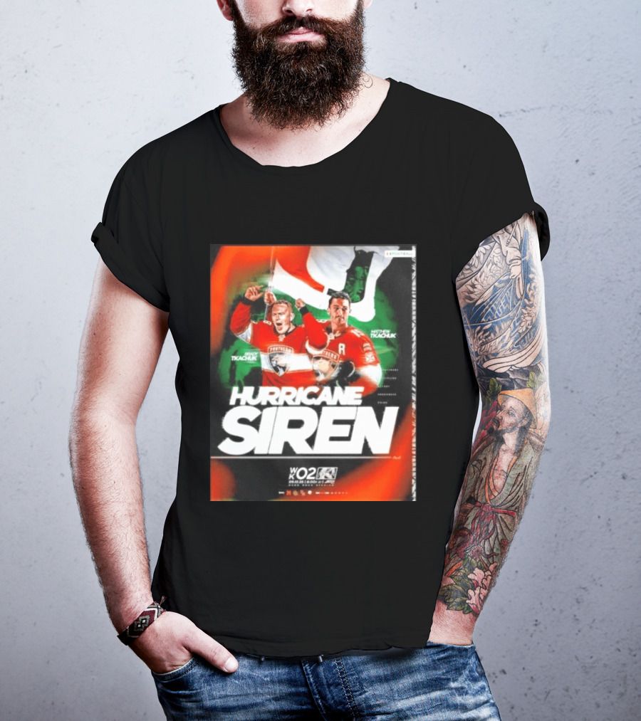 Hurricane Siren Brady And Matthew Tkachuk WK02 Event Panthers Hockey Thursday Night T-Shirt
