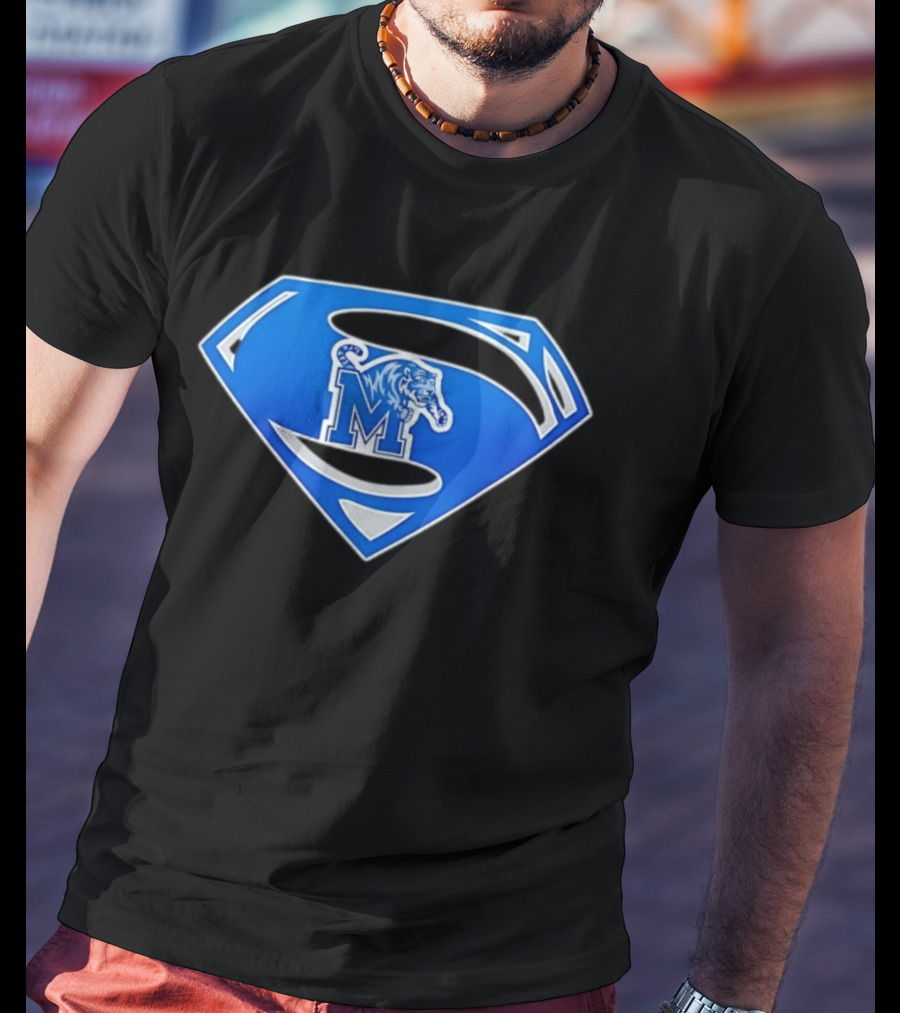 Superman Memphis Tigers NCAA College Basketball T-Shirt