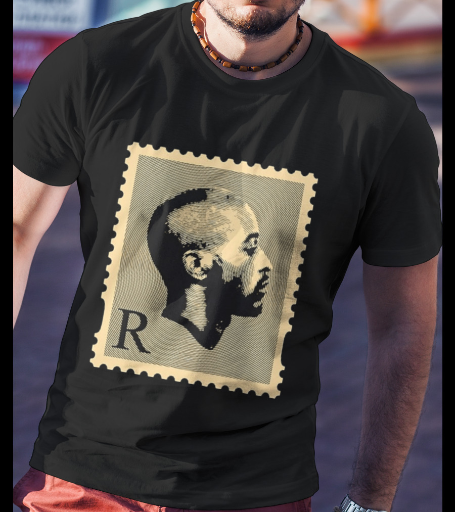Tupac Shakur Black Postage Stamp Profile 2Pac T-Shirt
