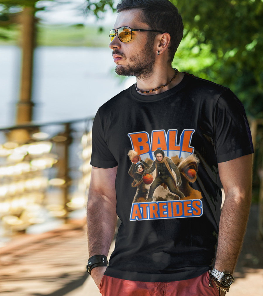 New York Basketball Ball Atreides Sandworm Dunk Adventure T-Shirt