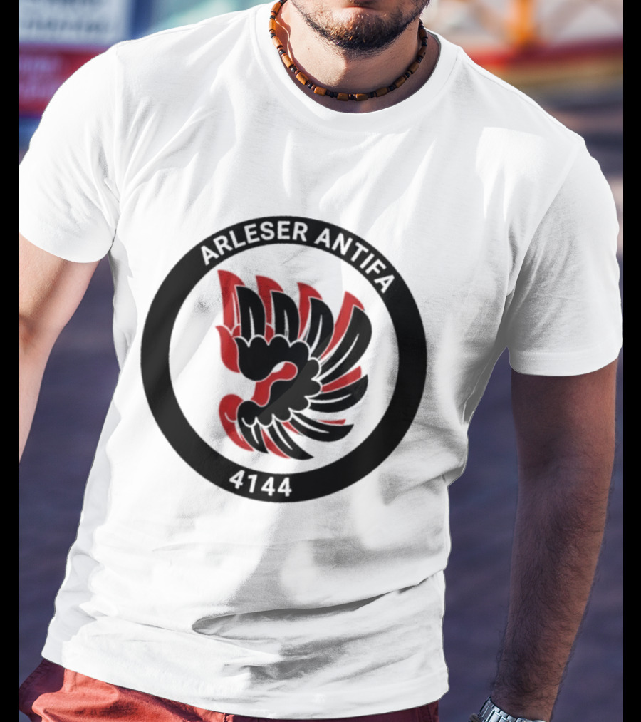 Arleser Antifa Arlesheim 4144 Black Red Fist T-Shirt