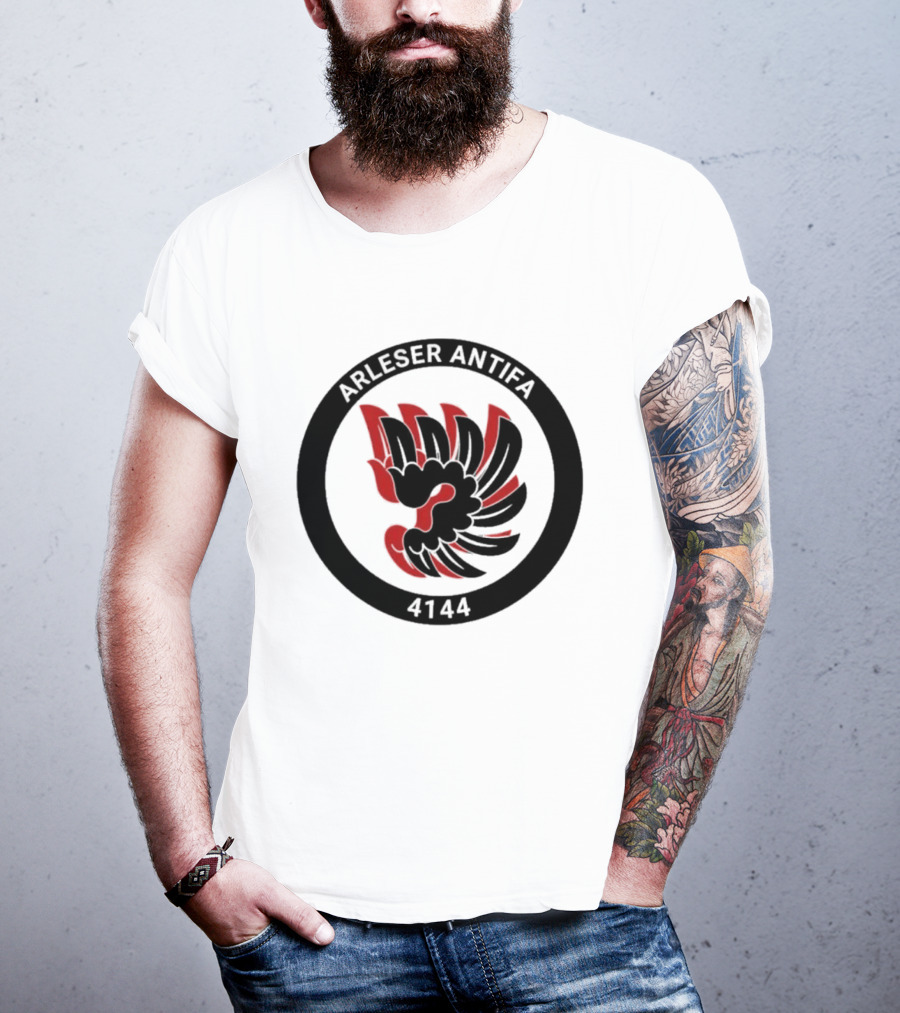 Arleser Antifa Arlesheim 4144 Black Red Fist T-Shirt