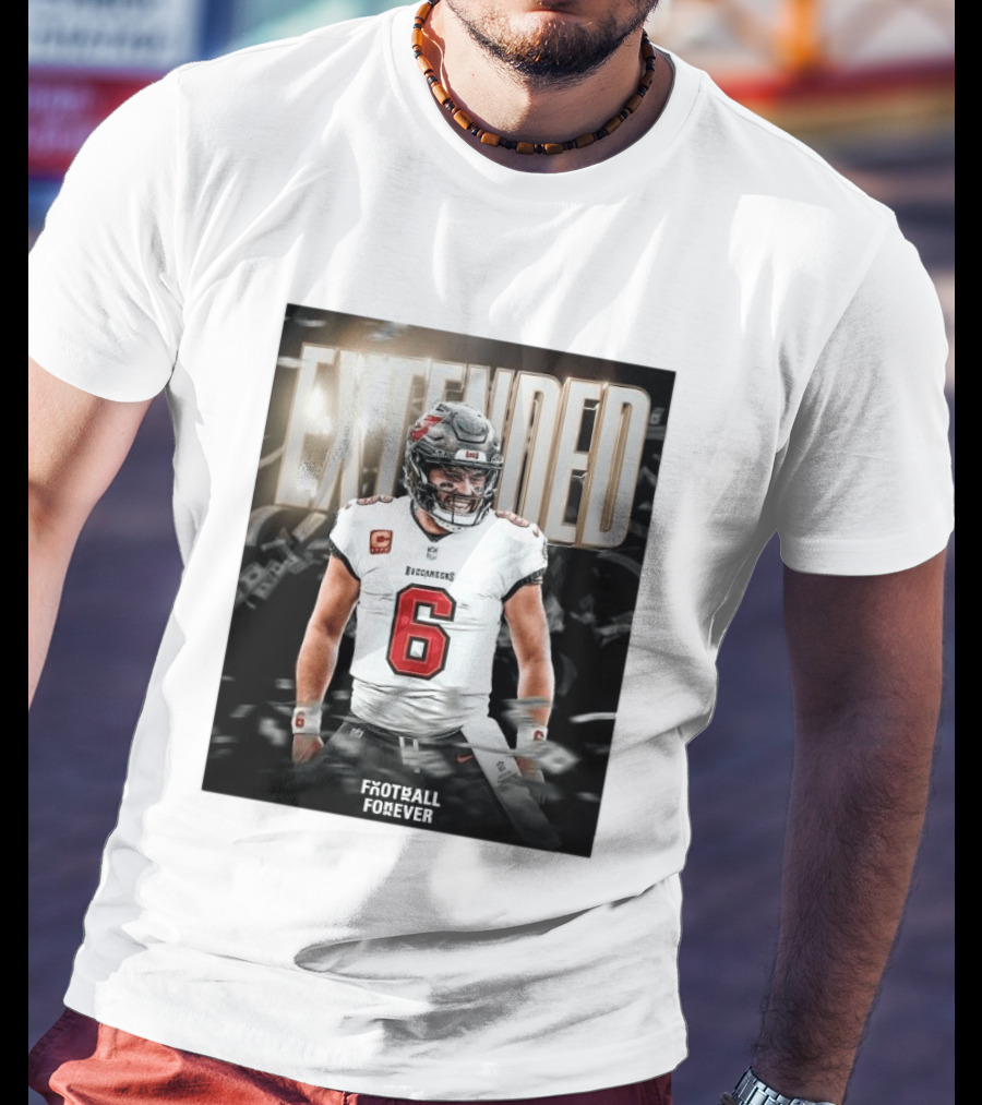 Extended Baker Mayfield Tampa Bay Football Forever T-Shirt