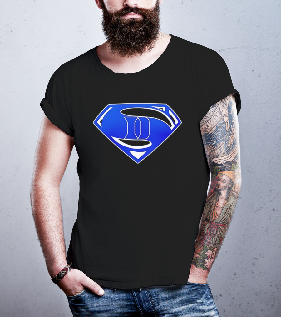Duke Blue Devils Superman NCAA College Basketball T-Shirt