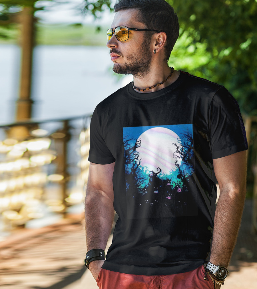 Gallows Orchestra Of Wolves Collection Full Moon Enchanted Forest Creatures T-Shirt