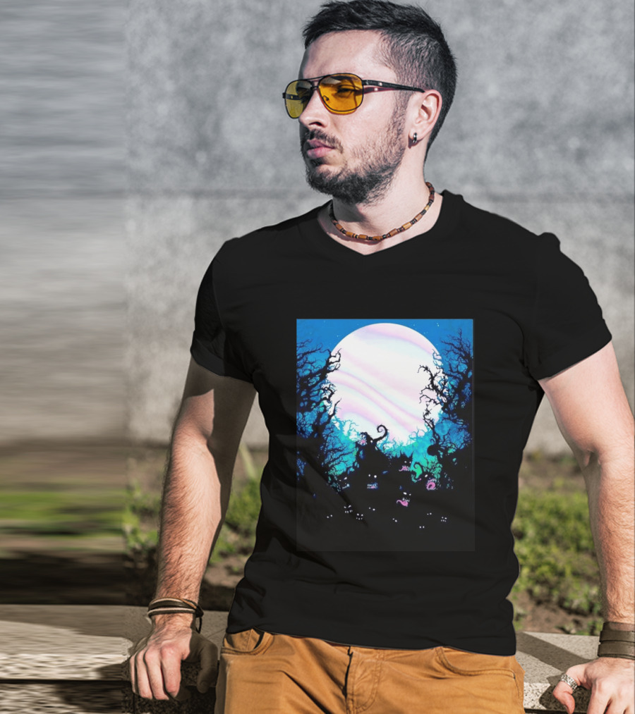 Gallows Orchestra Of Wolves Collection Full Moon Enchanted Forest Creatures T-Shirt