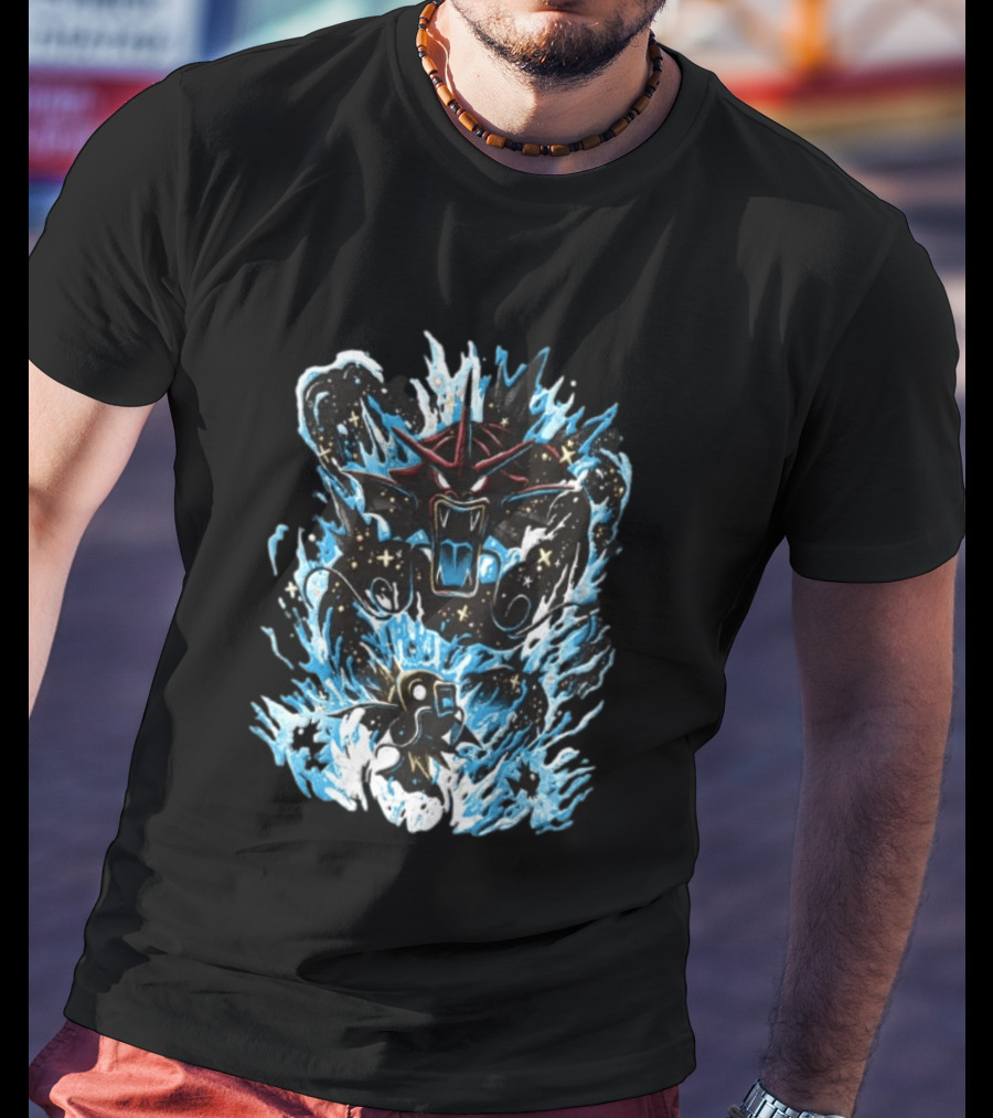 Gyarados And Magikarp Pokemon Evolution Deep Sea Water Power Splash Fan Favorite T-Shirt