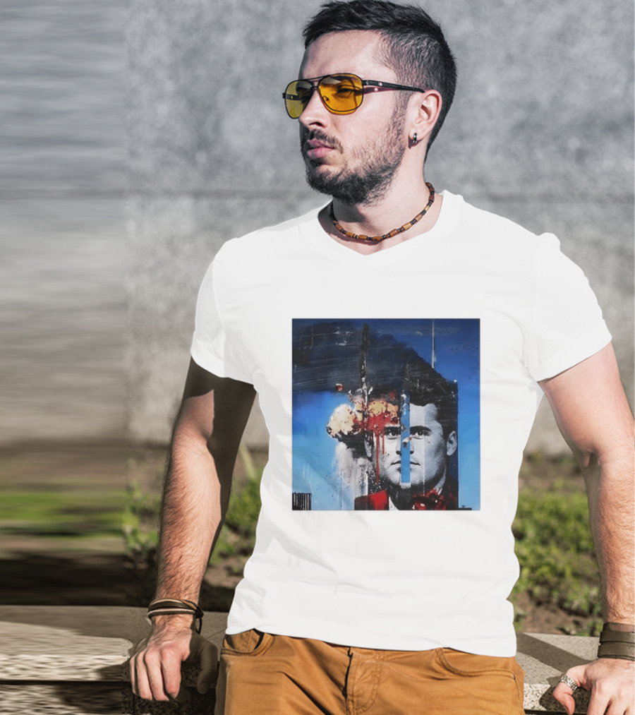 Charlie Kirk September 11 Twin Towers Collage T-Shirt