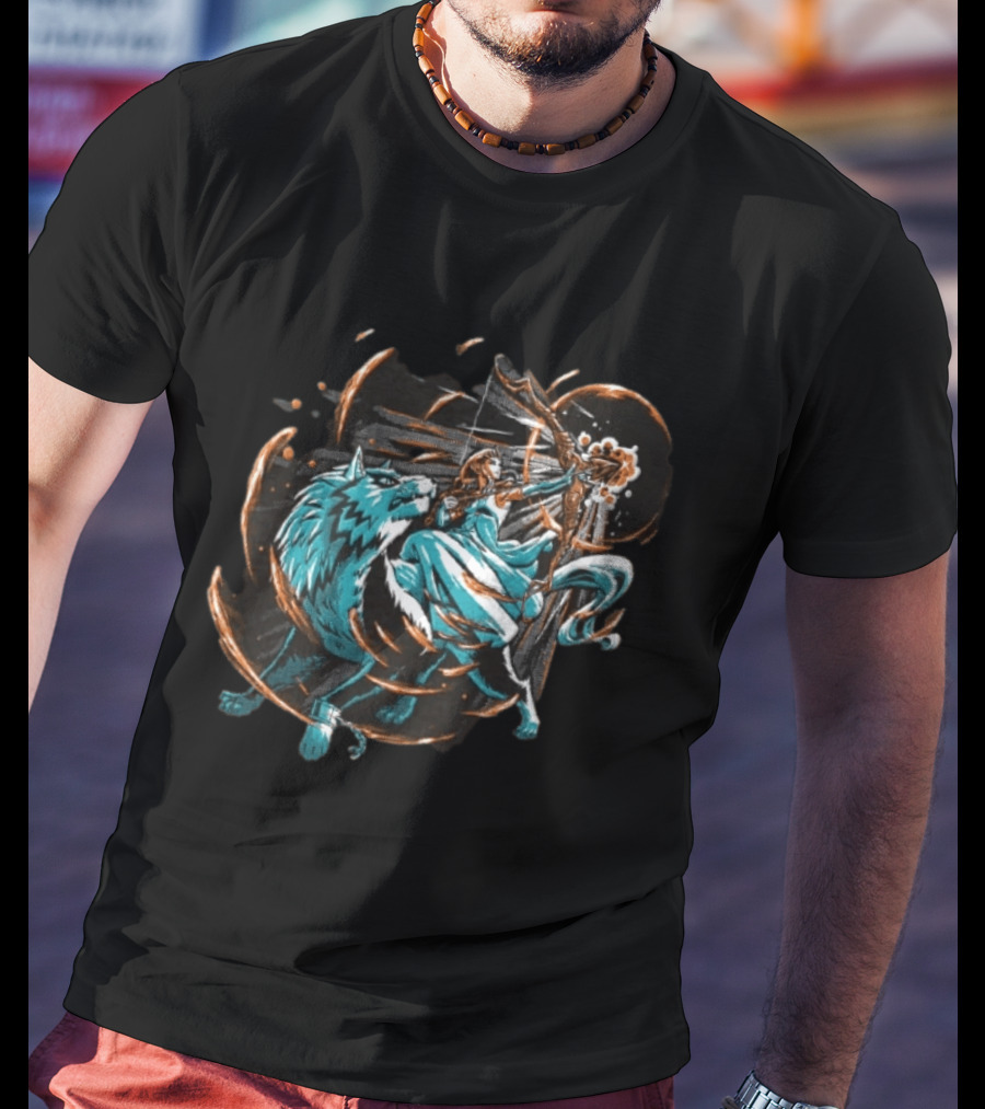 Princess Zelda And Wolf Link Adventure The Legend Of Zelda Breath Of The Wild T-Shirt