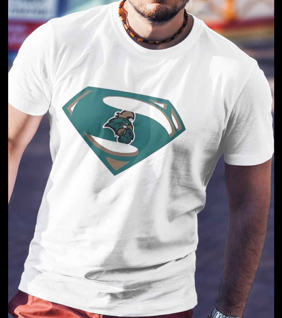 Coastal Carolina Chanticleers Superman T-Shirt