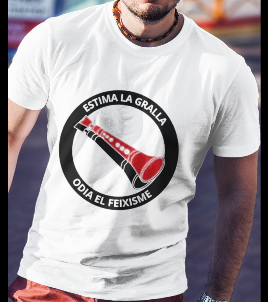 Estima La Gralla Odia El Feixisme Red Gralla T-Shirt