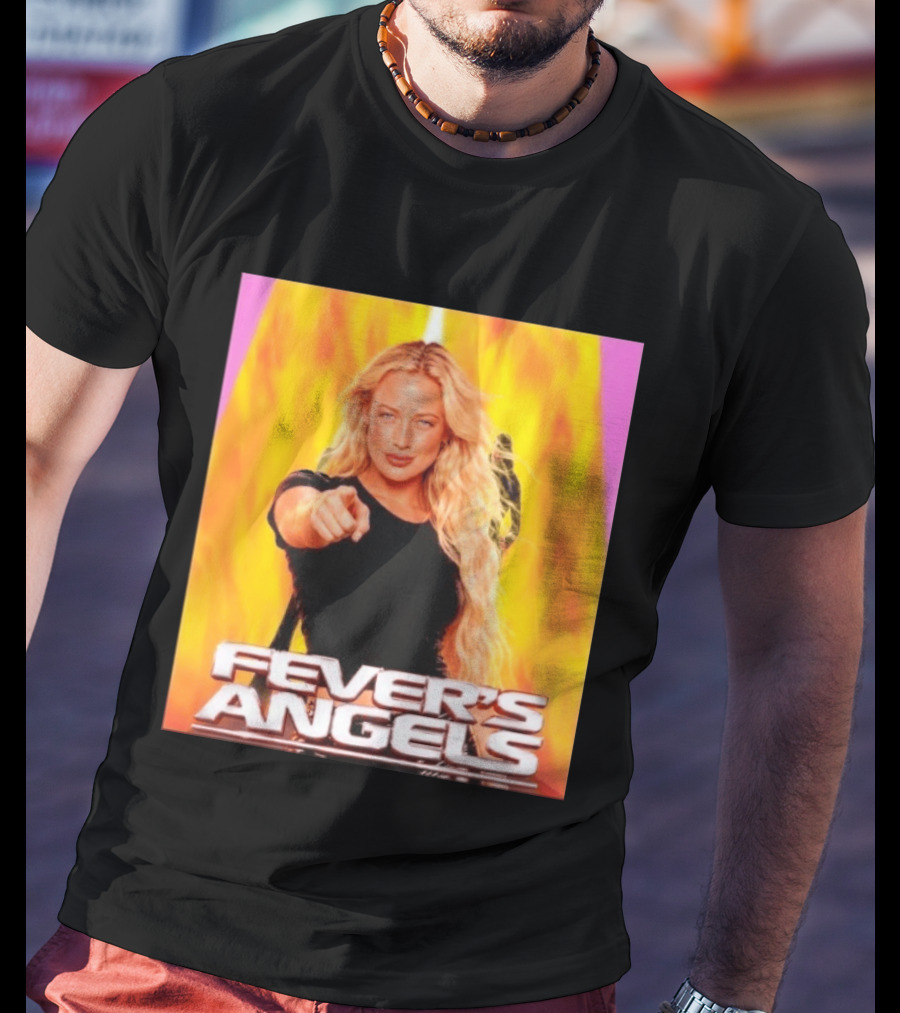 Fever's Angels Full Throttle Action Star Sophie Cunningham T-Shirt
