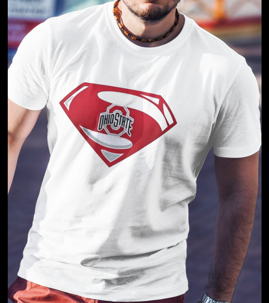 Ohio State Buckeyes Superman NCAA College Football T-Shirt