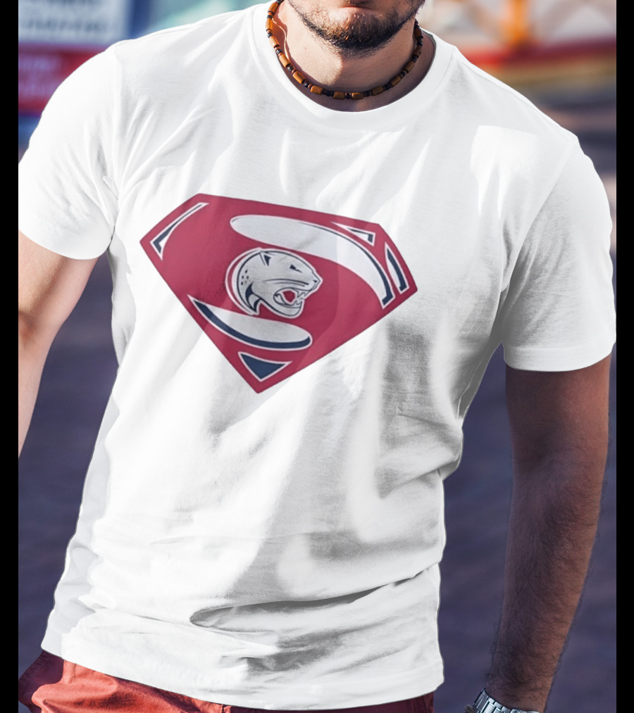 Panther S Emblem Superhero Sports Team Power T-Shirt
