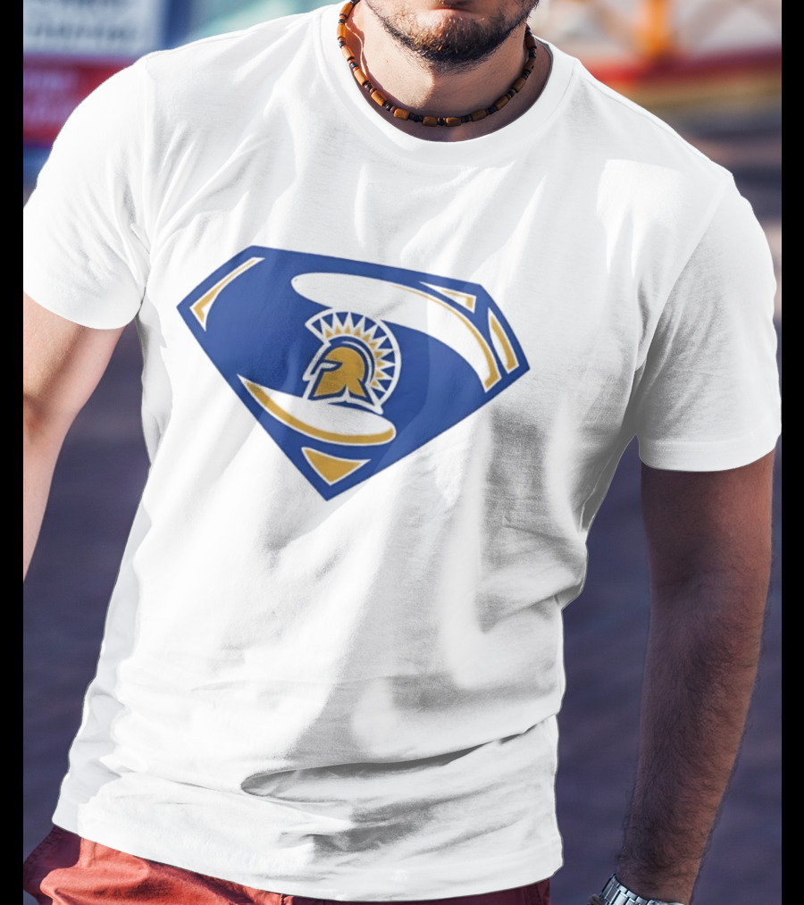 San Jose State Spartans Superman NCAA T-Shirt