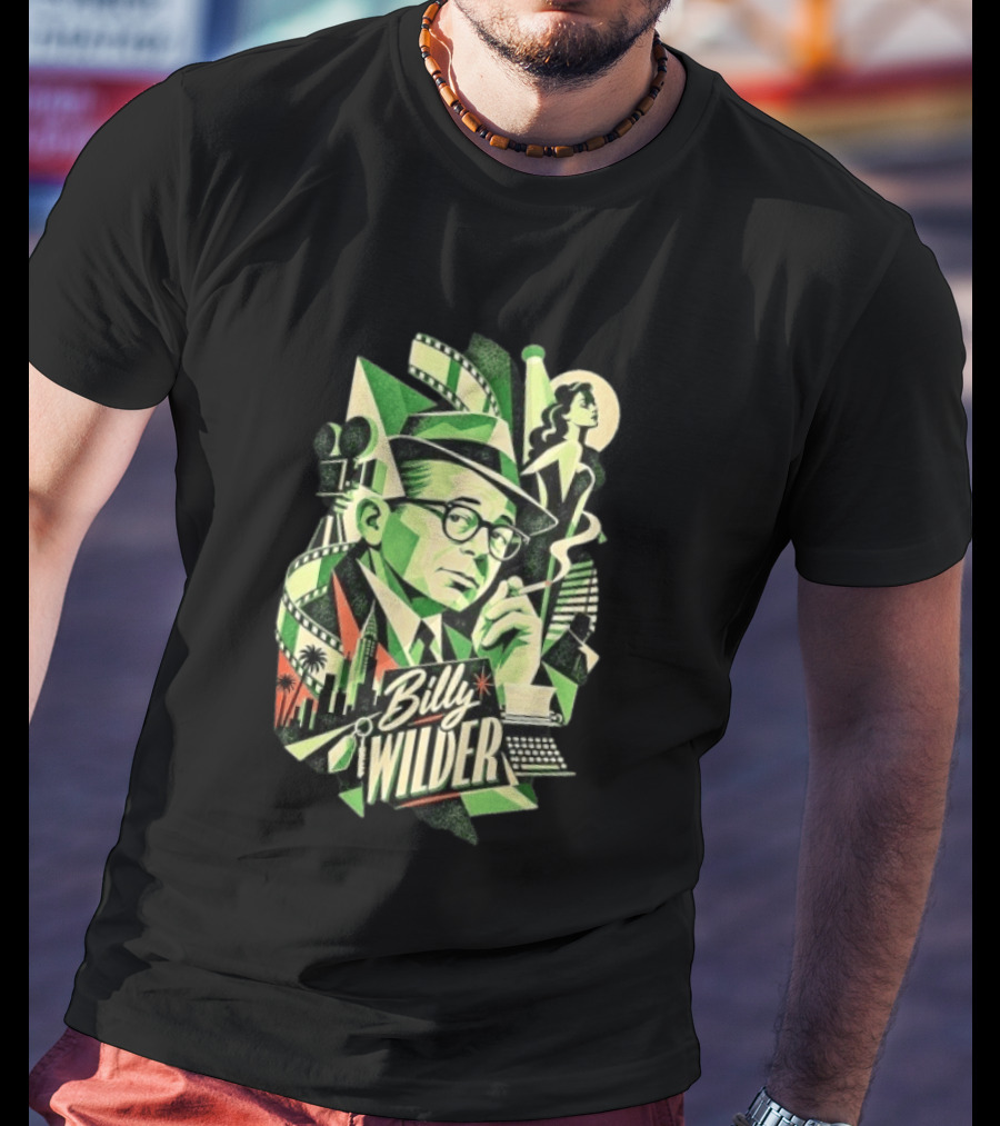 Billy Wilder Classic Hollywood Director Retro Film T-Shirt
