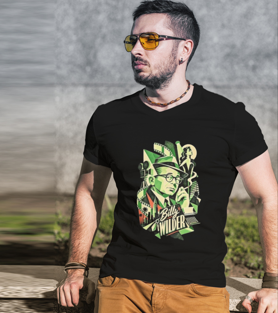 Billy Wilder Classic Hollywood Director Retro Film T-Shirt