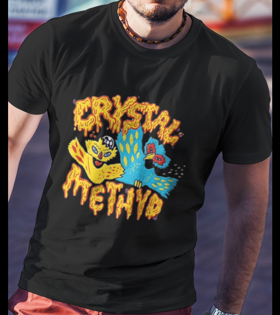 Crystal Methyd RuPaul Drag Race Bird Characters T-Shirt