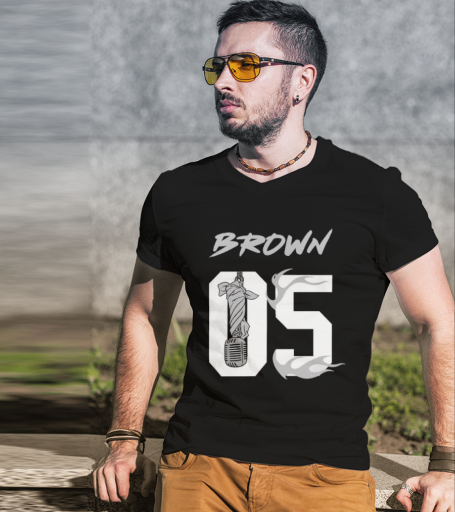 Las Vegas Raiders Chris Brown 2026 The R&R Tour 05 Flame T-Shirt