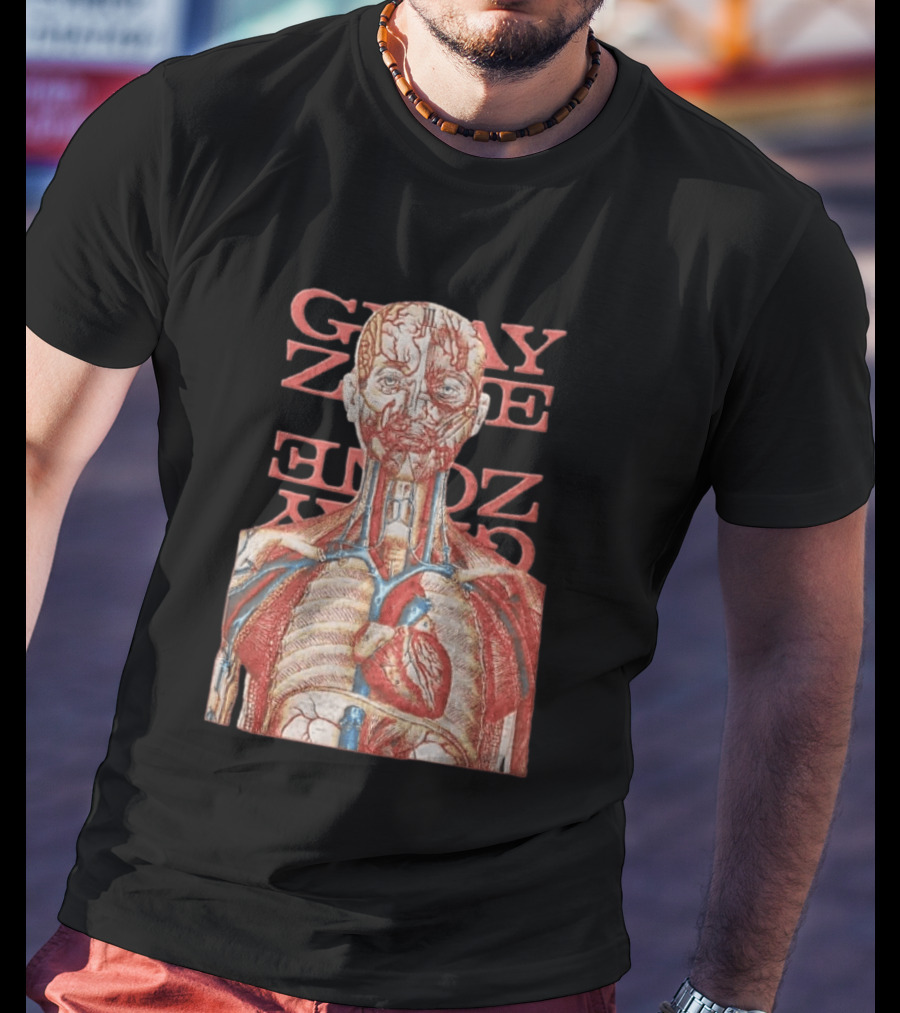 Gray Zone Anatomy Heart Illustration Adults Medical Revolutionize T-Shirt
