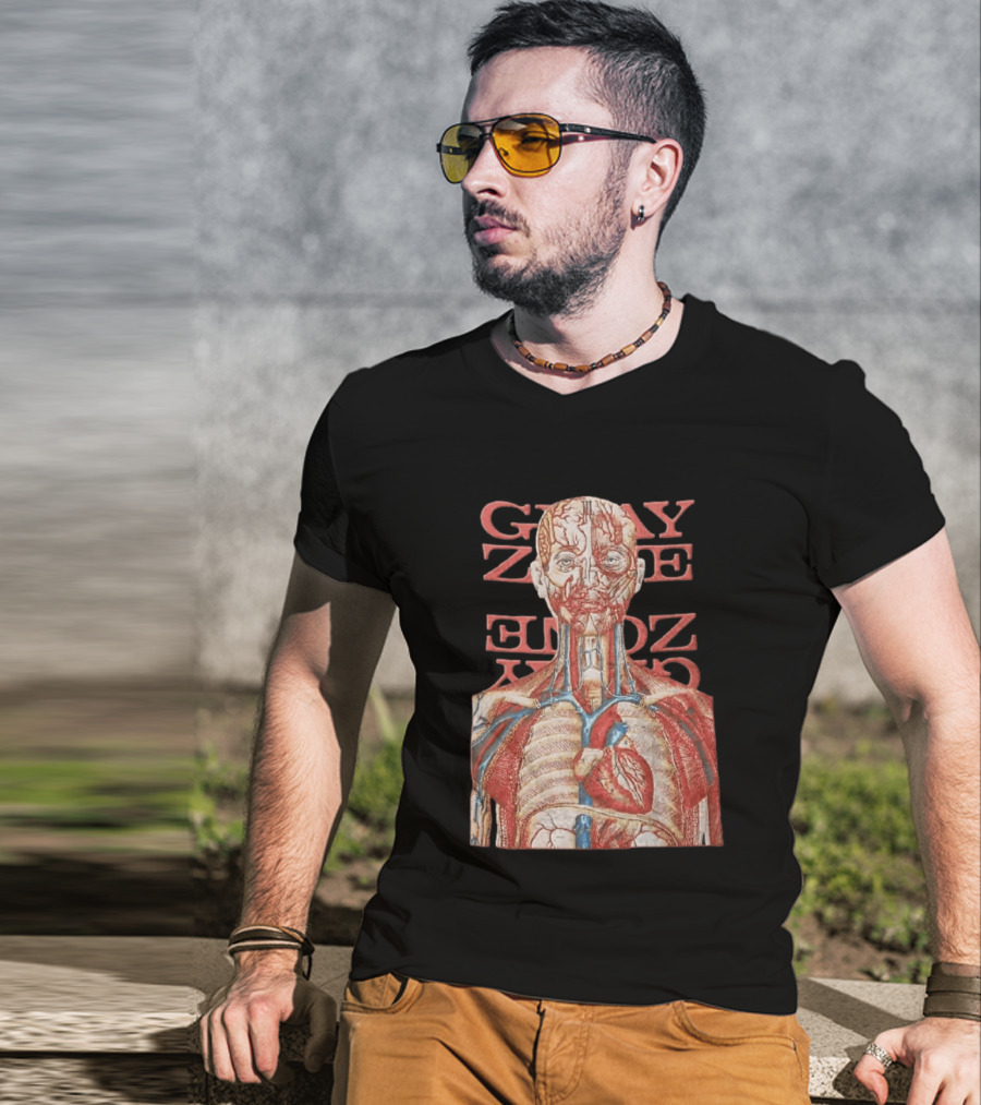 Gray Zone Anatomy Heart Illustration Adults Medical Revolutionize T-Shirt