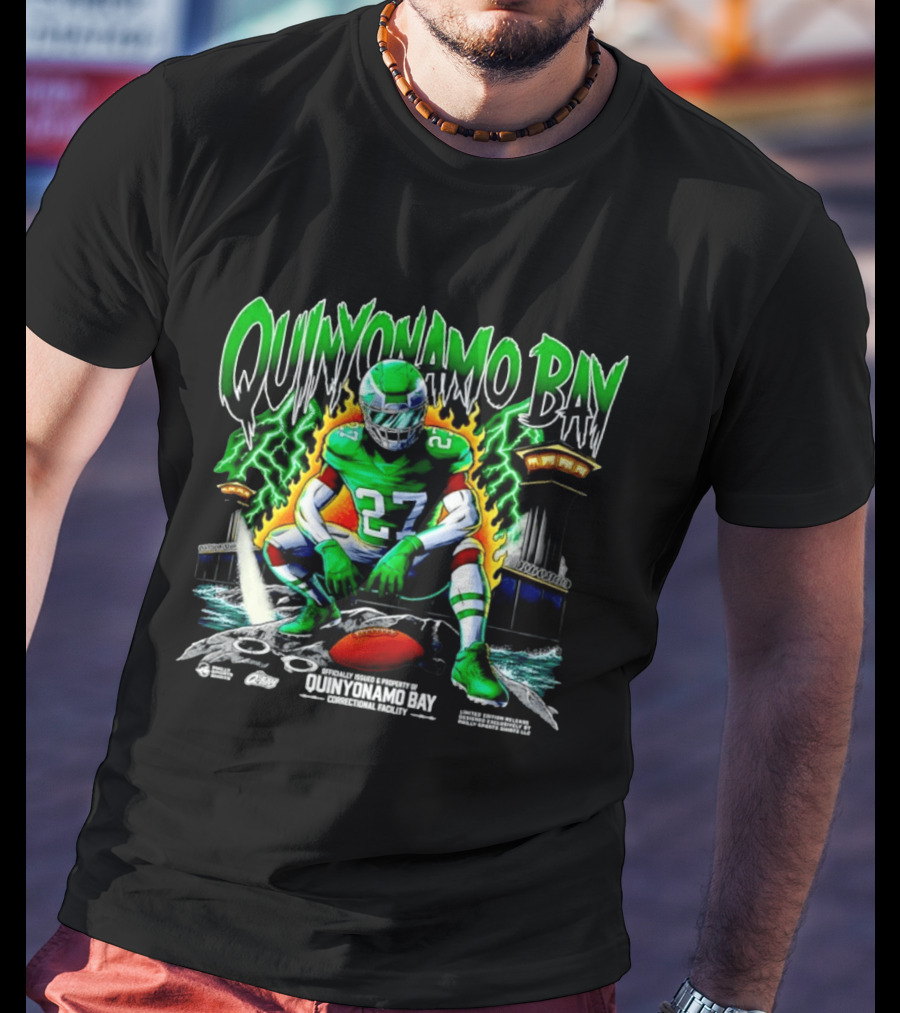Quinyon Mitchell Quinyonamo Bay Philadelphia Eagles 27 Football T-Shirt