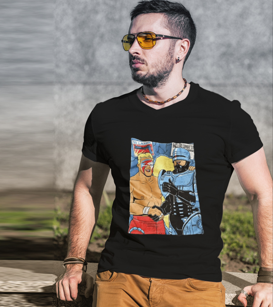Ultimate Warrior TJ Lazer Robocop Capital Combat 90 T-Shirt