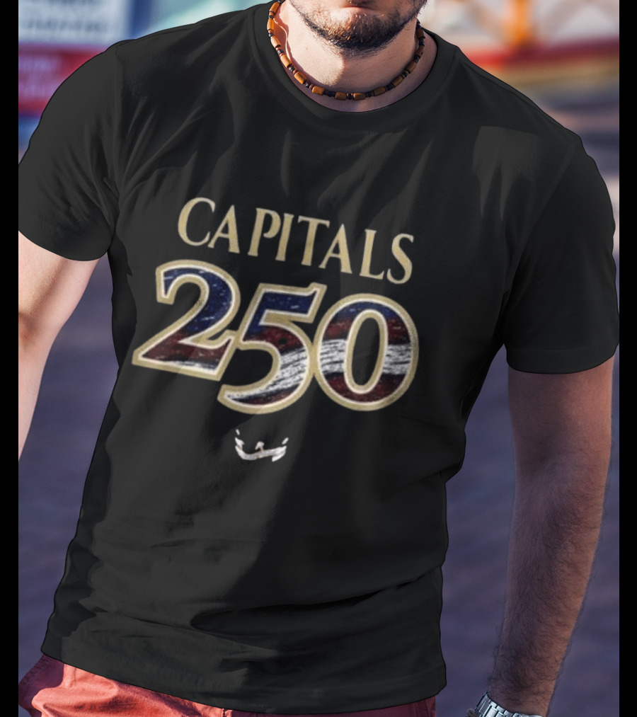 Washington Capitals Celebrate America250 With Stars And Stripes T-Shirt