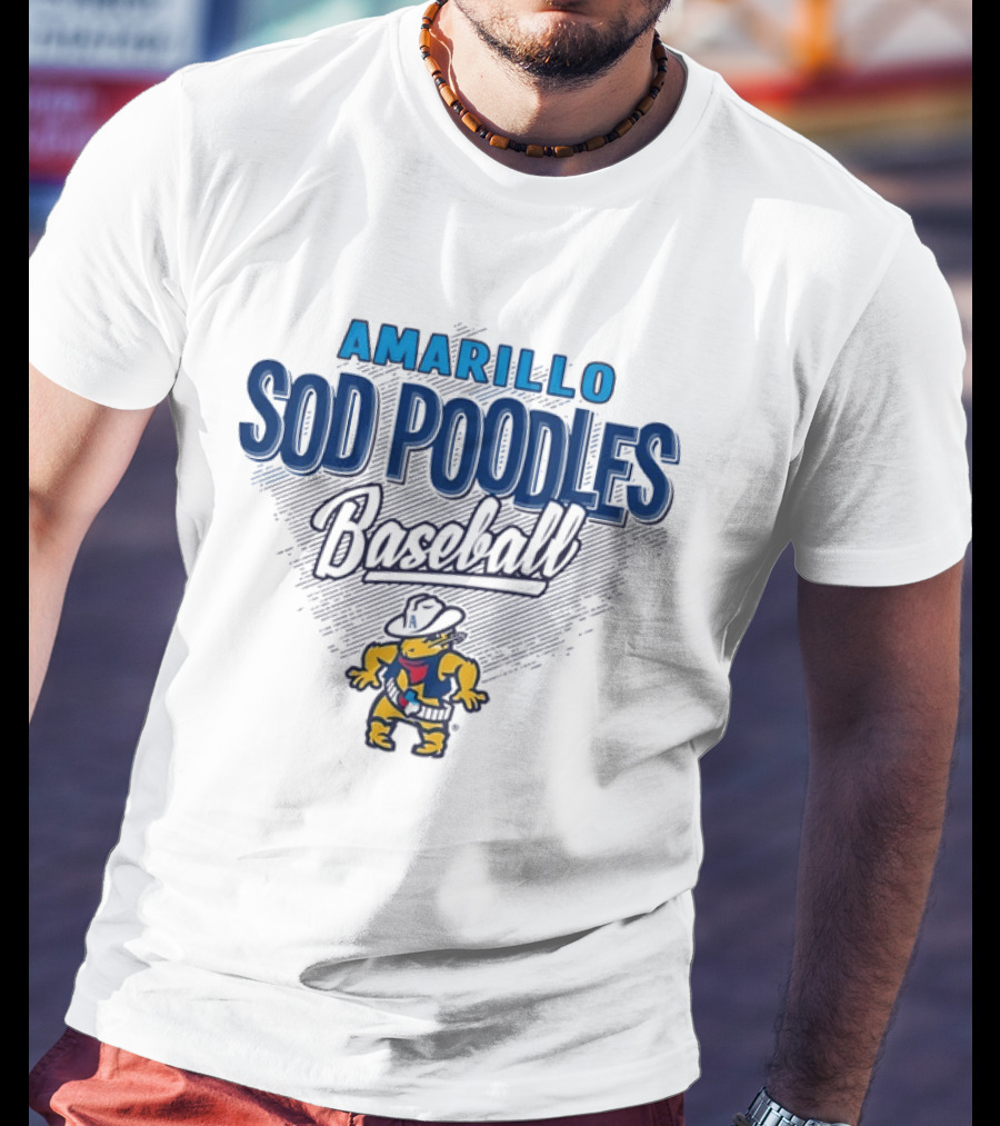 Amarillo Sod Poodles Baseball Team Logo MiLB T-Shirt