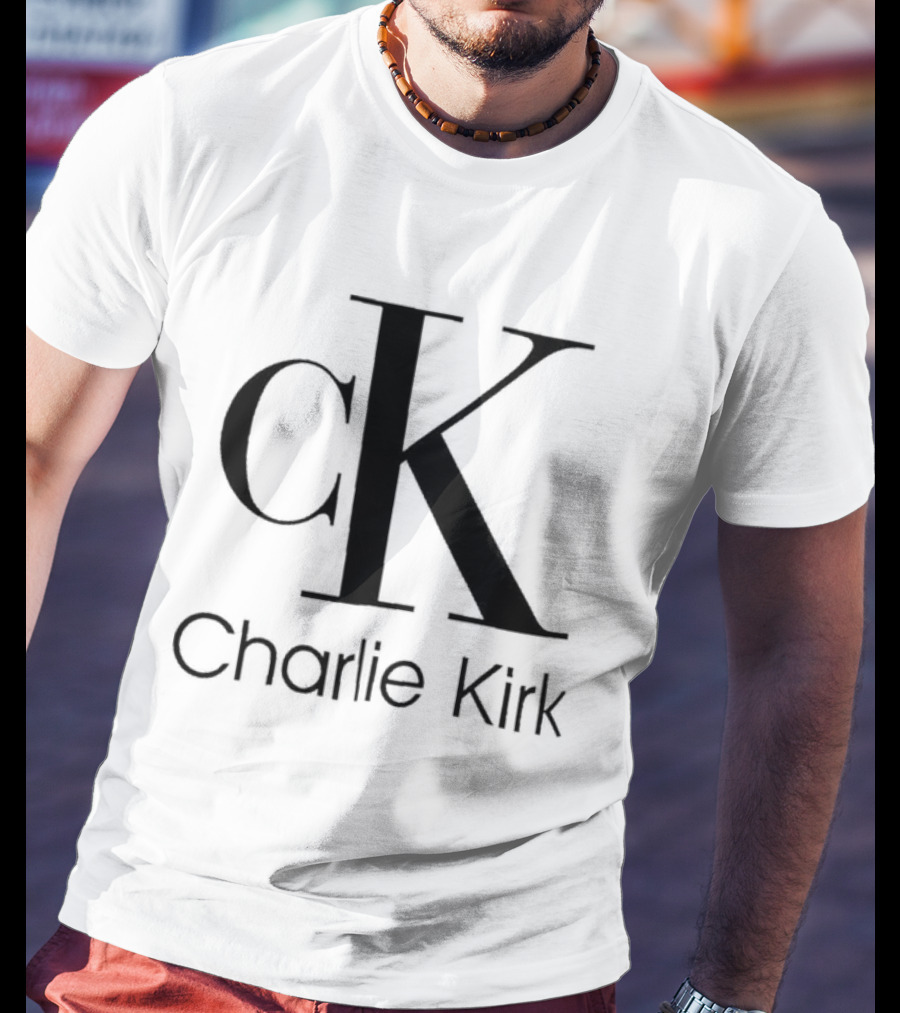 Charlie Kirk CK Bold Monogram T-Shirt