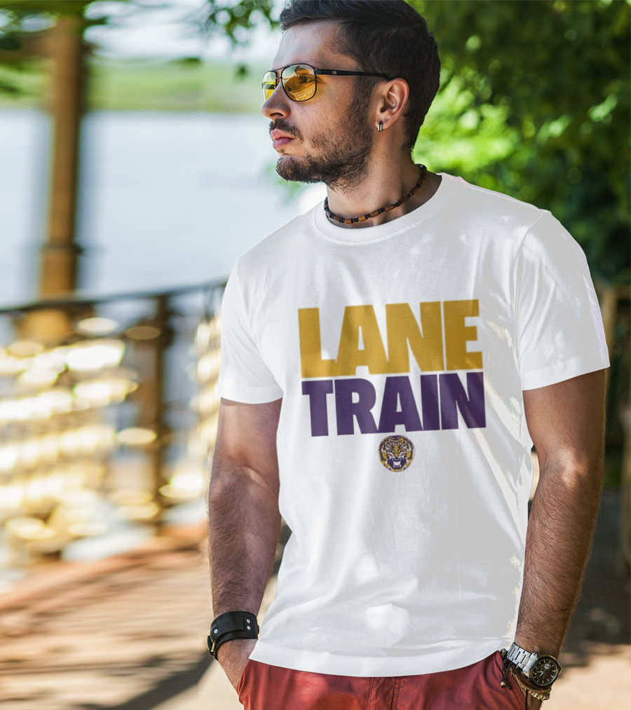 Lane Train LSU Tigers Football SEC Fan Gear T-Shirt