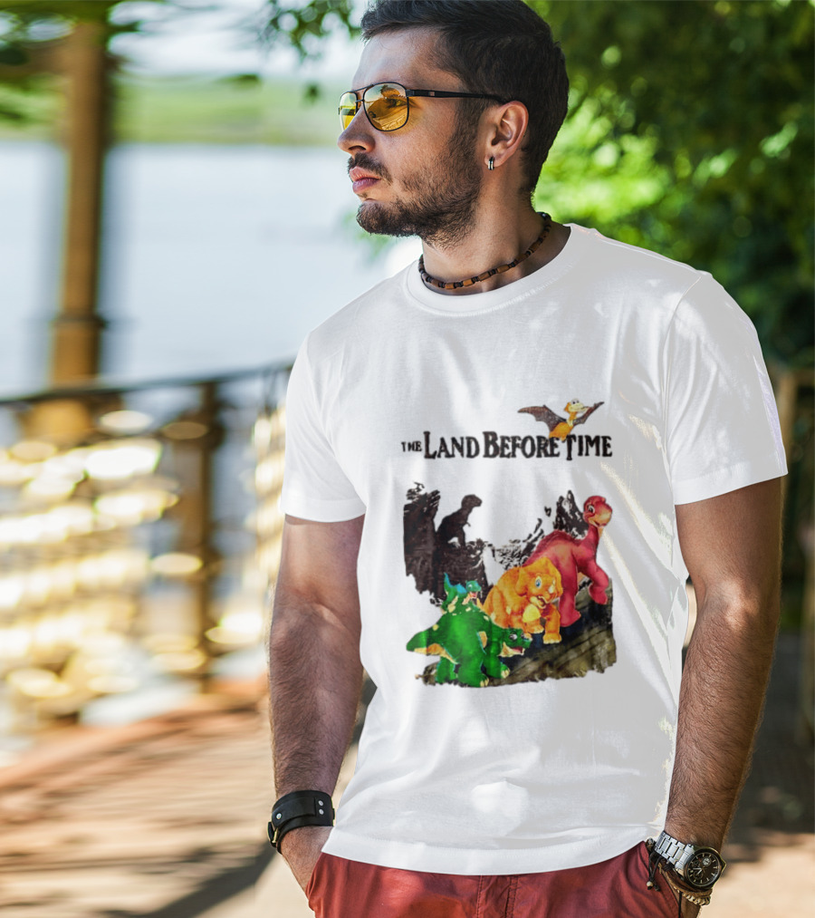 The Land Before Time Littlefoot Petrie Cera Spike Dinosaur Movie Youth T-Shirt