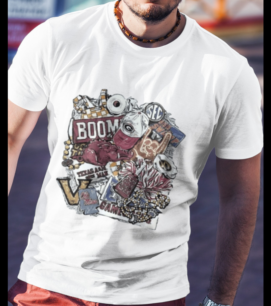 Mississippi State SEC Gameday It Just Means More Boom Tennessee Texas A&M Gators LSU Auburn T-Shirt